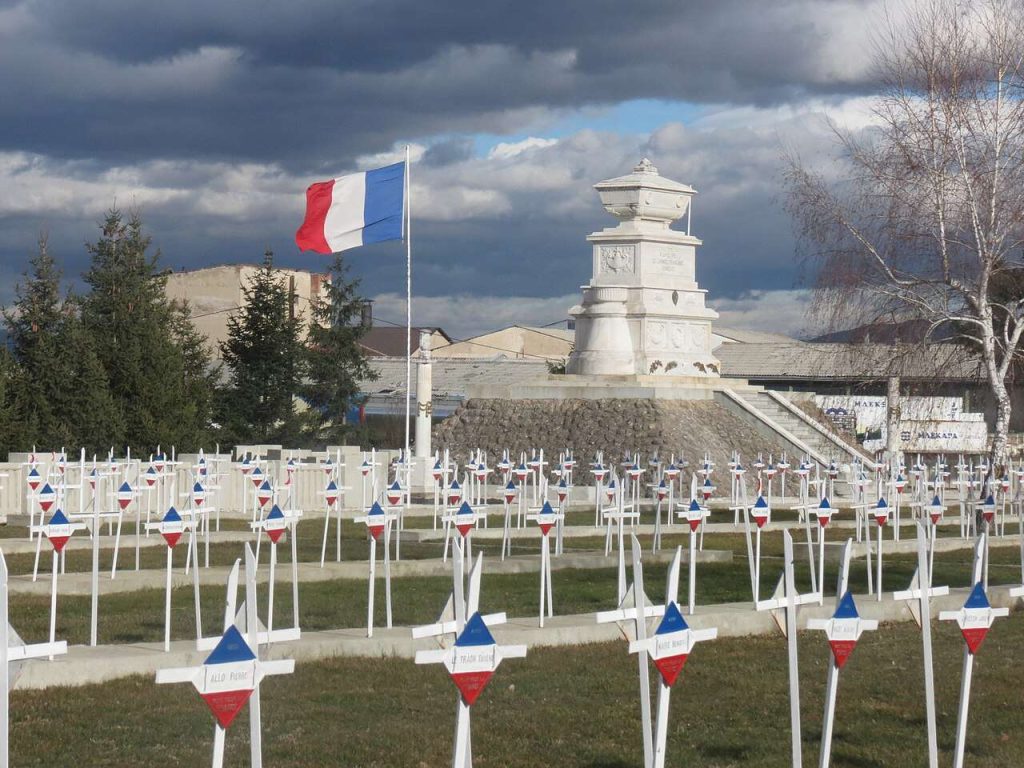 cimetière militaire français de 14-18 à Bitola (Macédoine)