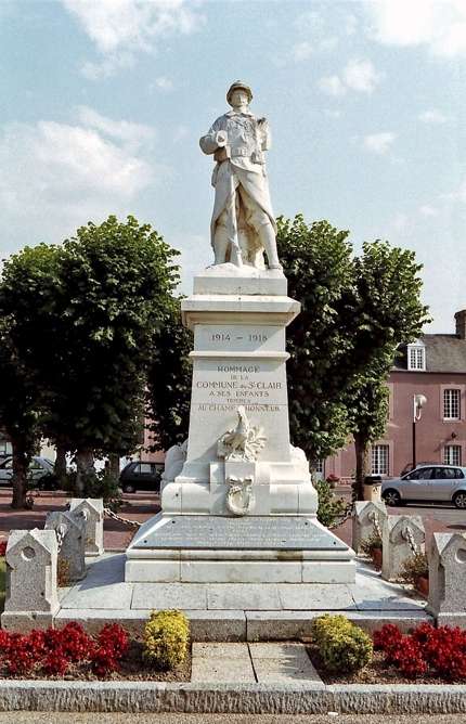 Monument aux morts de Saint-Clair-sur-Elle (GL)