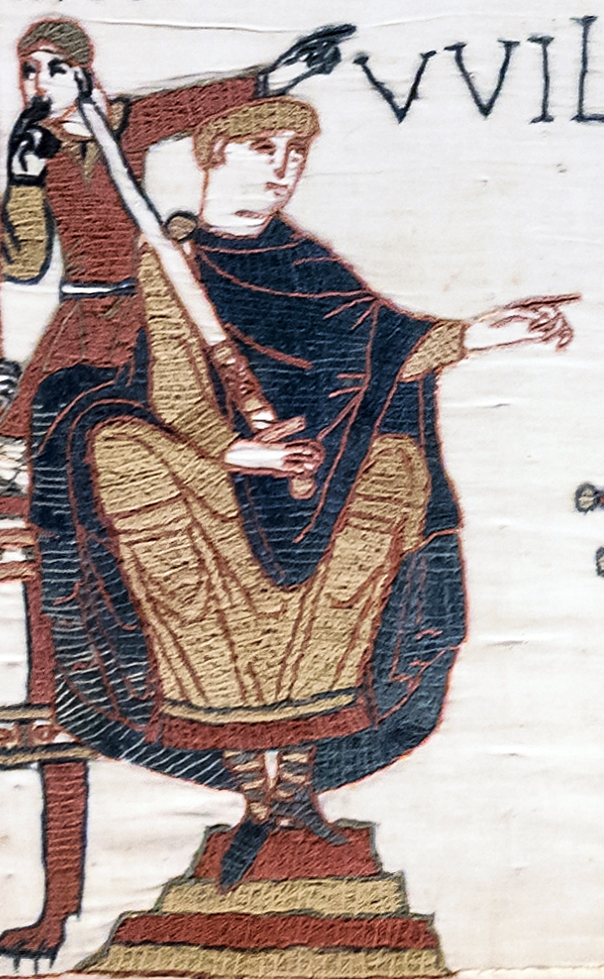 le duc Guillaume le Conquérant, tapisserie de Bayeux (Internet)