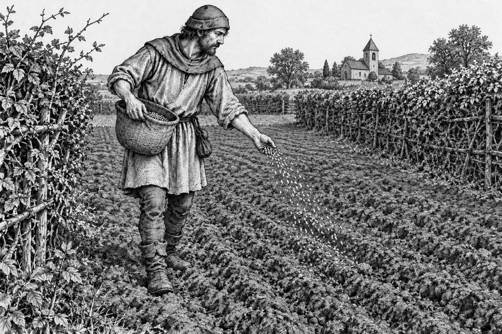 le semeur au XVe siècle (image IA -GL)